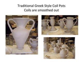 greek coil pots