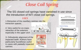 Orthodontic Coil spring
