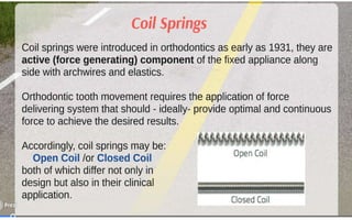 Orthodontic Coil spring