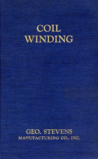 Coil winding