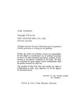 Coil winding