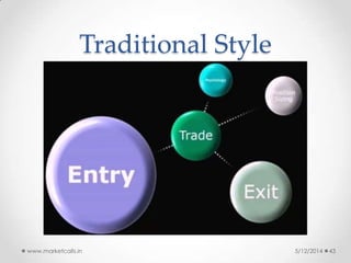 Traditional Style
5/12/2014www.marketcalls.in 43
 