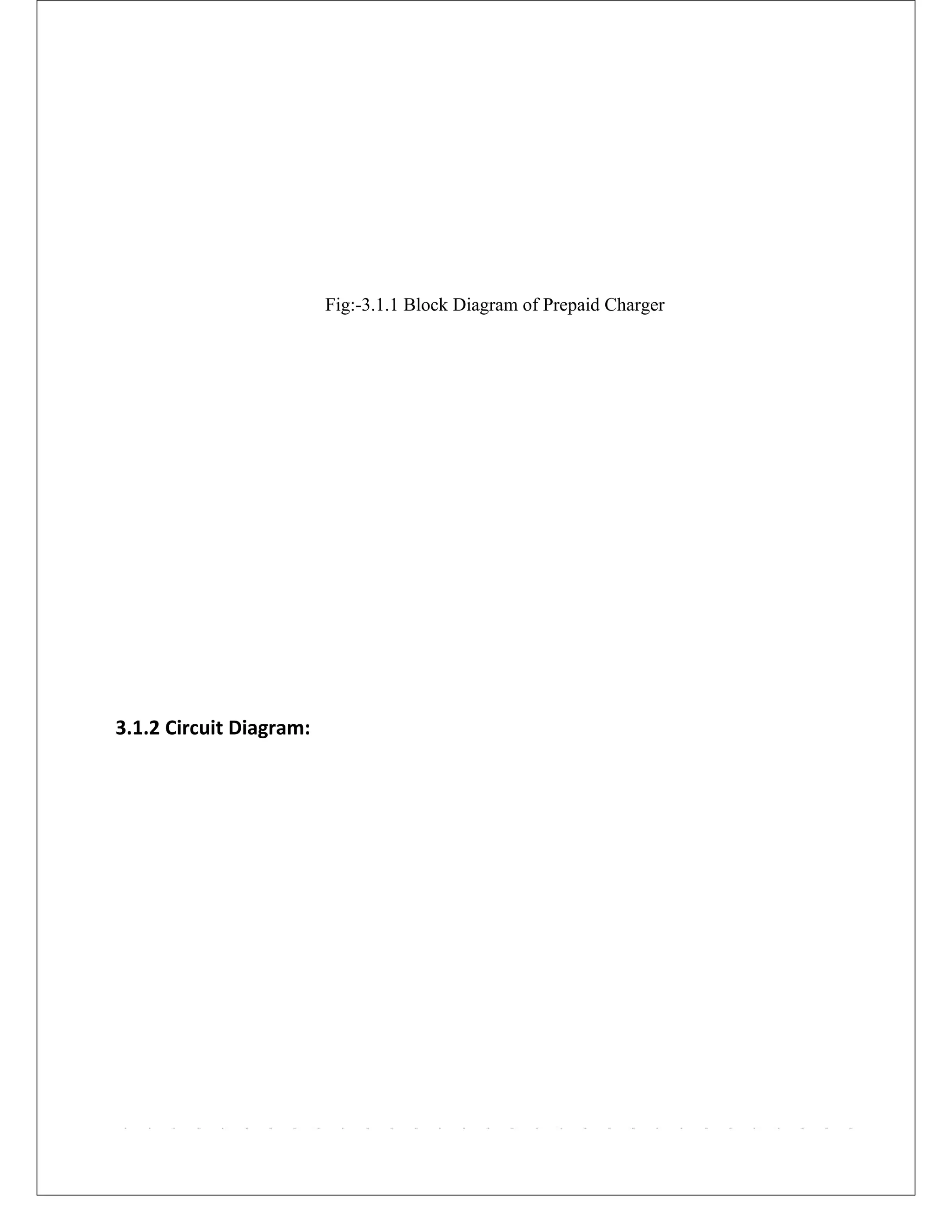 Fig:-3.1.1 Block Diagram of Prepaid Charger
3.1.2 Circuit Diagram:
 