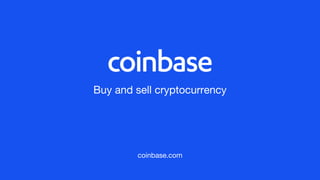 coinbase.com
Buy and sell cryptocurrency