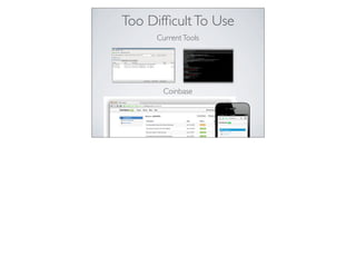 Too DifﬁcultTo Use
Coinbase
CurrentTools
 