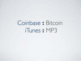 Coinbase Seed Round Pitch Deck