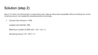 Coin Changing Problem solving - Copy.pptx