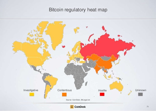 Bitcoin regulatory heat map Investigative