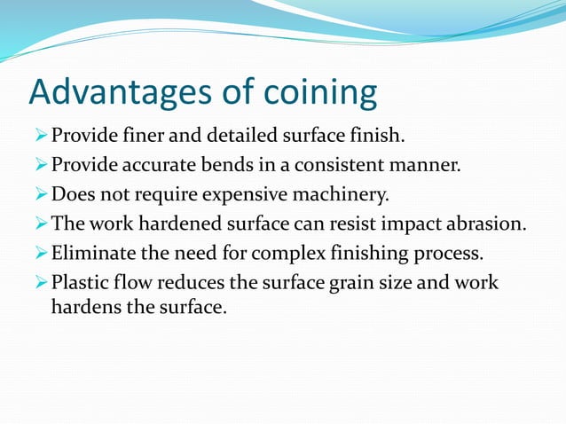 Coining process by satyam diwedi | PPTX