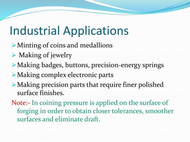 Coining process by satyam diwedi | PPTX