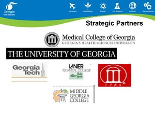 Strategic IndustriesAerospace  Agriculture  ManufacturingEnergy Life Sciences  Logistics Industries with Highest Economic Impact, GA Advantage and the Greatest Potential for Future Growth