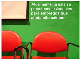 Atualmente, já está se preparando estudantes para empregos que ainda não existem 