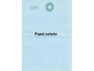 Papel selado
 