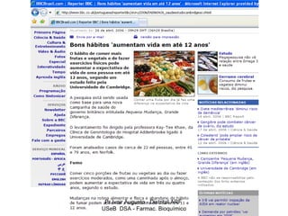 Pr Ivair Augusto - Distrital ARF
USeB DSA - Farmac. Bioquímico
 