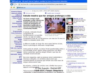 Pr Ivair Augusto - Distrital ARF
USeB DSA - Farmac. Bioquímico
 