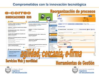 Comprometidos con la innovación tecnológica

 