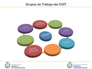 Grupos de Trabajo del COIT

 