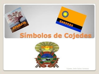 Símbolos de CojedesBanderaApamateEscudoCojedes, Sofia Cabral, Simbolos