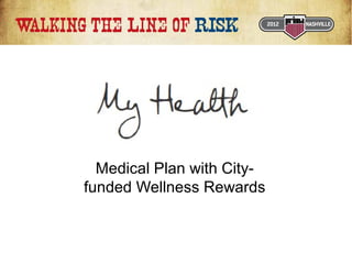 Medical Plan with Cityfunded Wellness Rewards

 