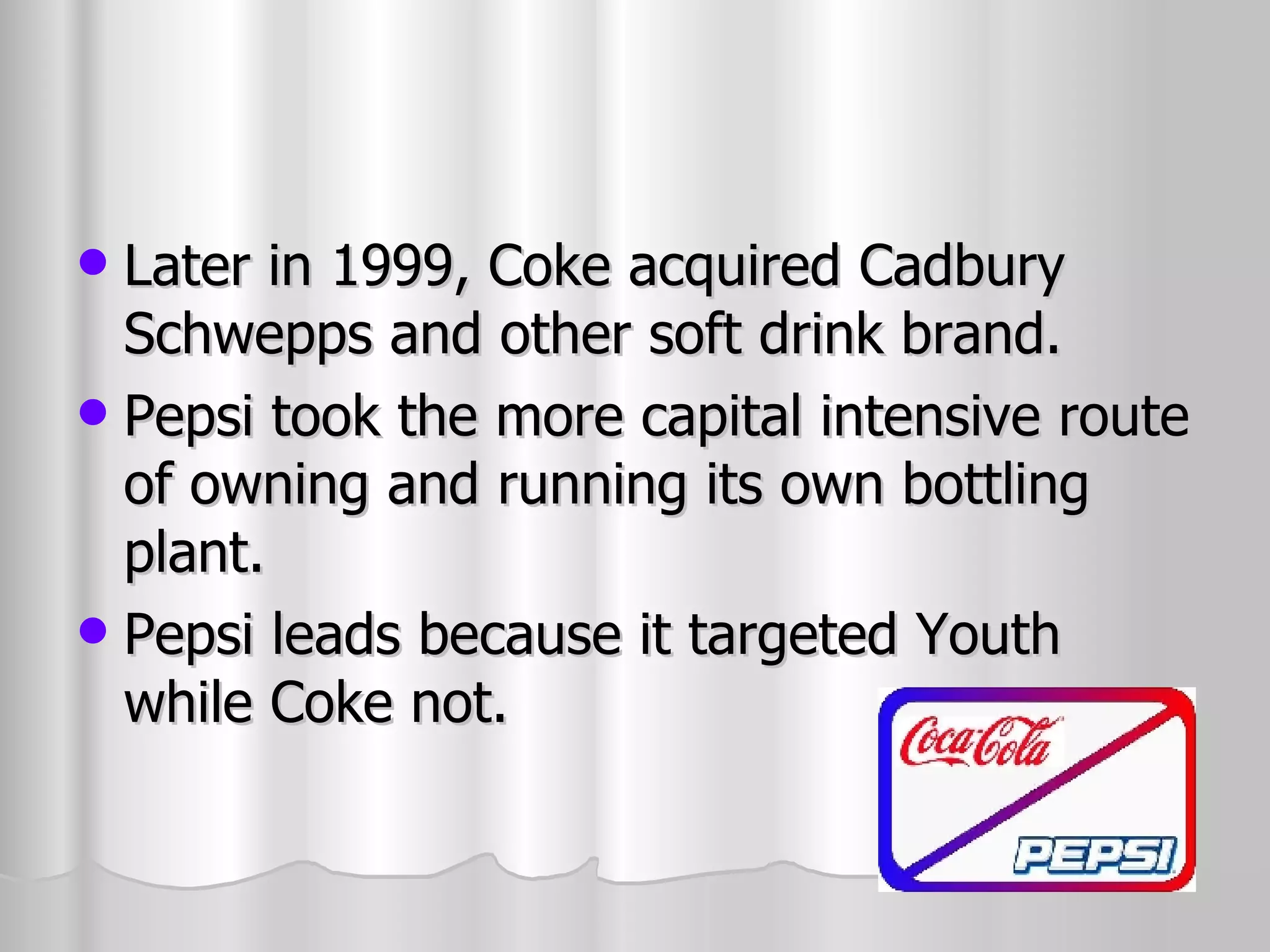 Coke Pepsi Rivalry Ppt