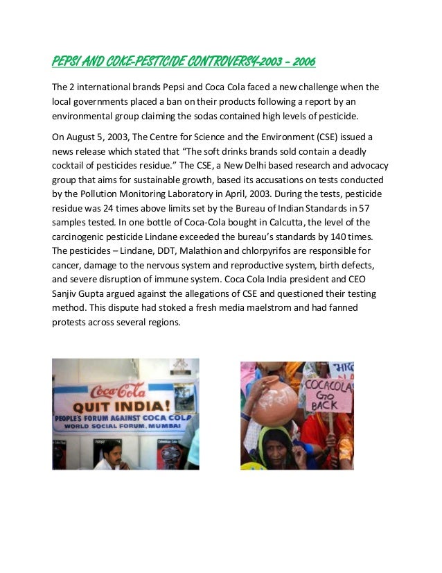 Coke vs pepsi essay