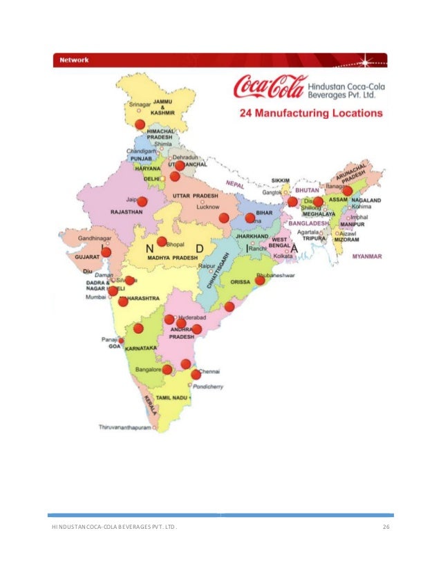 CocaCola Summer Internship report
