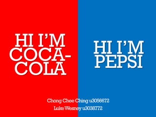 Cola vs pepsi