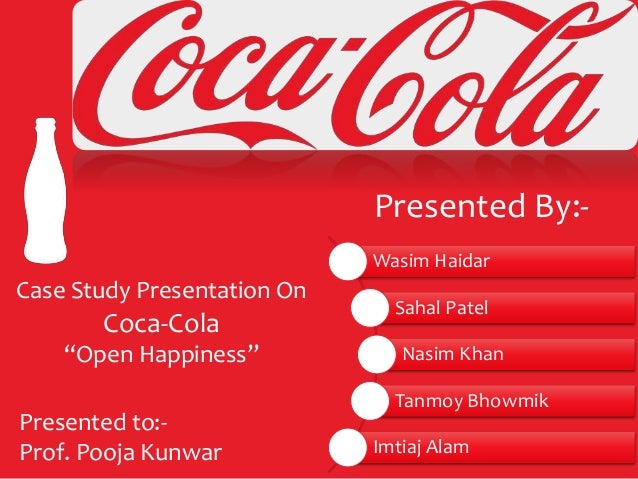 coca cola case study ppt