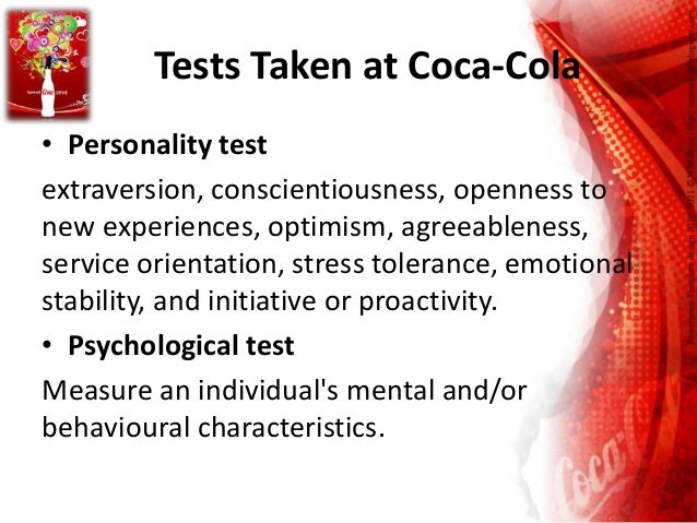 Coca Cola Assessment Test _ The Coca-Cola Company Interview Questions ...