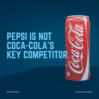 Pepsi is not Coca-Cola's Key Competitor