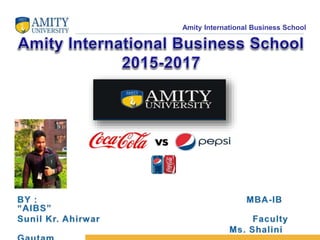 Amity International Business School
 