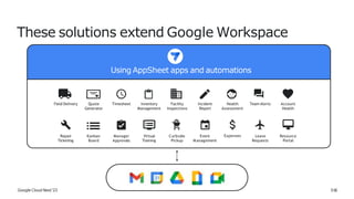 Go from idea to app with no coding using AppSheet.pptx