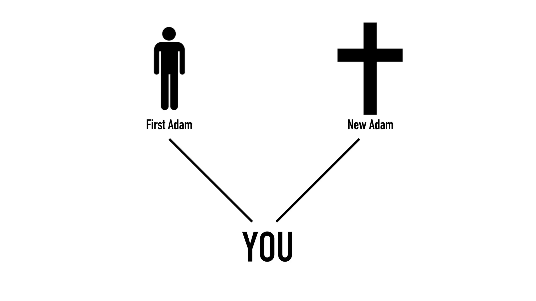 YOU
First Adam New Adam