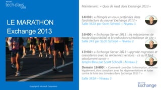 Copyright© Microsoft Corporation
Salle 342A par Scott Schnoll – Niveau 3
Salle 241 par Scott Schnoll – Niveau 2
Amphi Bleu par Scott Schnoll – Niveau 2
Salle 342A – Niveau 3
 