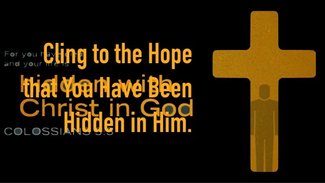 Put Off The Old Put On The New Colossians 31 17