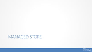 MANAGED STORE
 