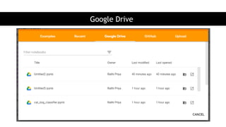 Python Programming with Google Colab | PPTX | Programming Languages ...