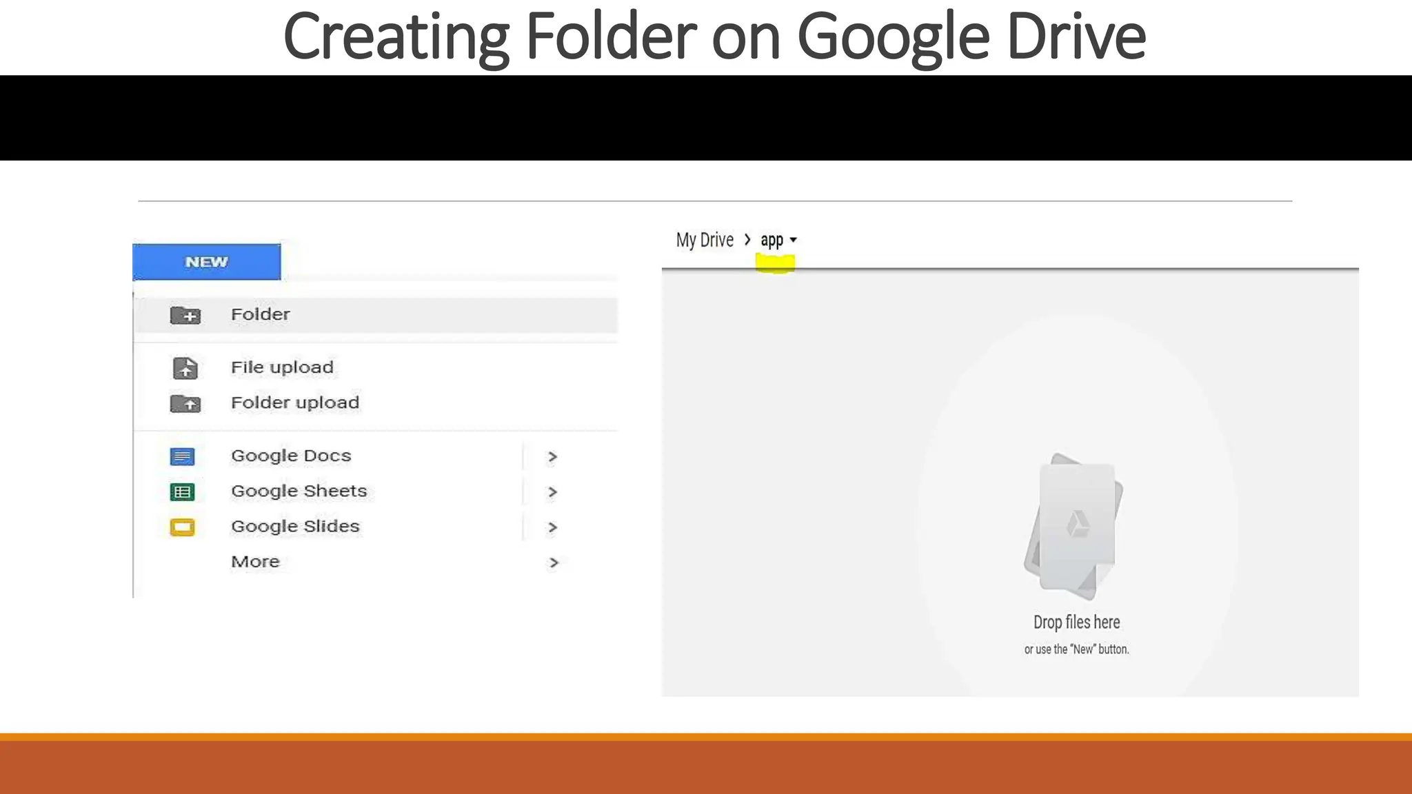 Creating Folder on Google Drive
