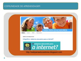 COMUNIDADE DE APRENDIZAGEM http://webparaeducadores.blogspot.com 