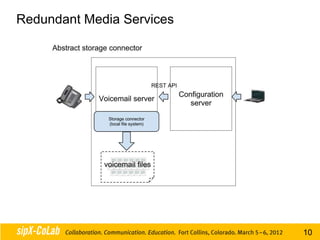 Redundant Media Services




                           10
 