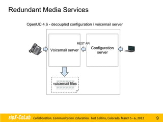 Redundant Media Services




                           9
 