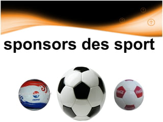 sponsors des sport