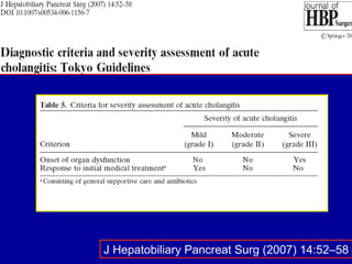 J Hepatobiliary Pancreat Surg (2007) 14:52–58 