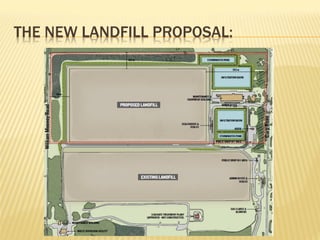 THE NEW LANDFILL PROPOSAL:
 