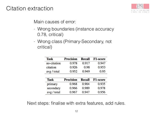 On Mining Citations to Primary and Secondary Sources in