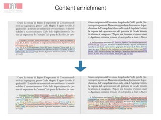 Content enrichment
 