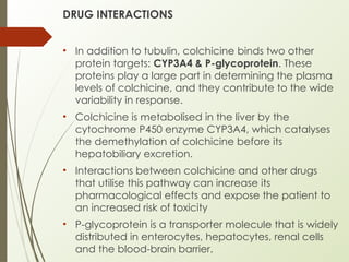 Colchicine - by dr avinash in dermatology Copy.pptx