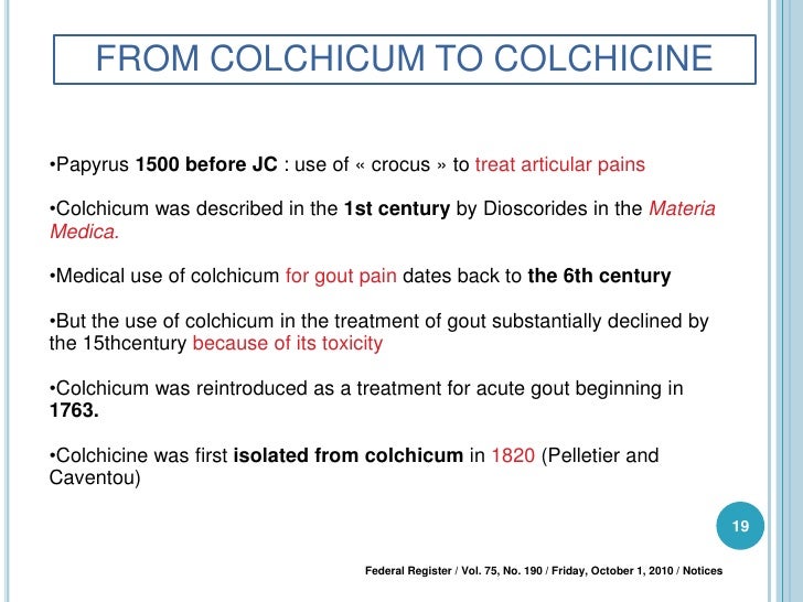 Colchicine Pris Per Piller