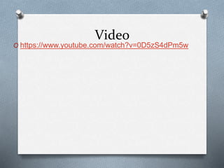 Video
O https://www.youtube.com/watch?v=0D5zS4dPm5w
 