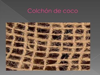 Colchón de coco